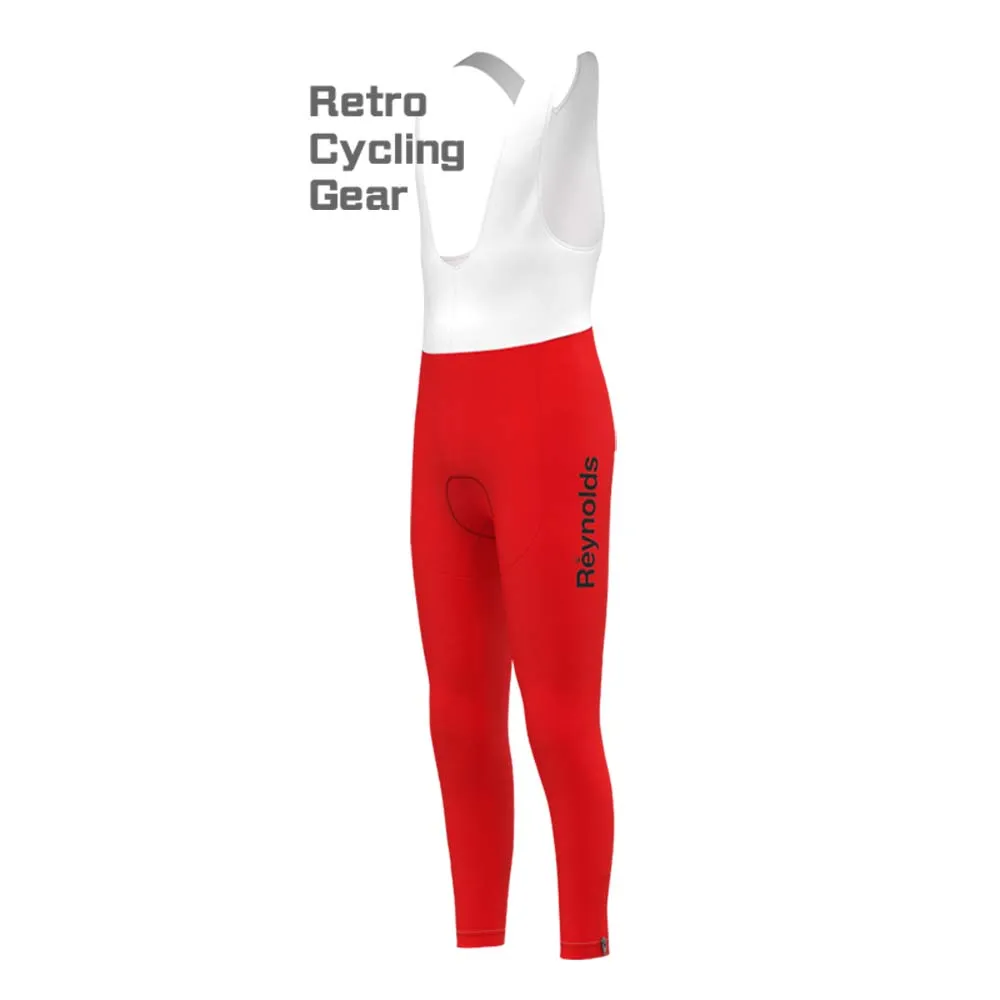 43 red Reynolds Retro Bib Cycling Pants