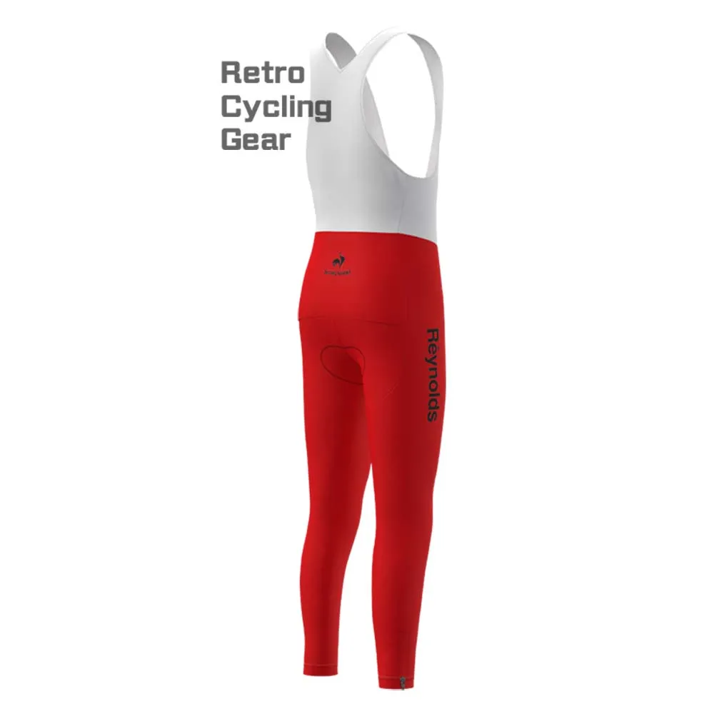 43 red Reynolds Retro Bib Cycling Pants