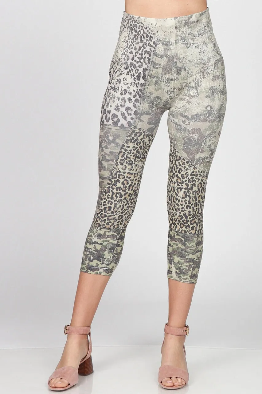 B4291W Capri High Waist Leggings