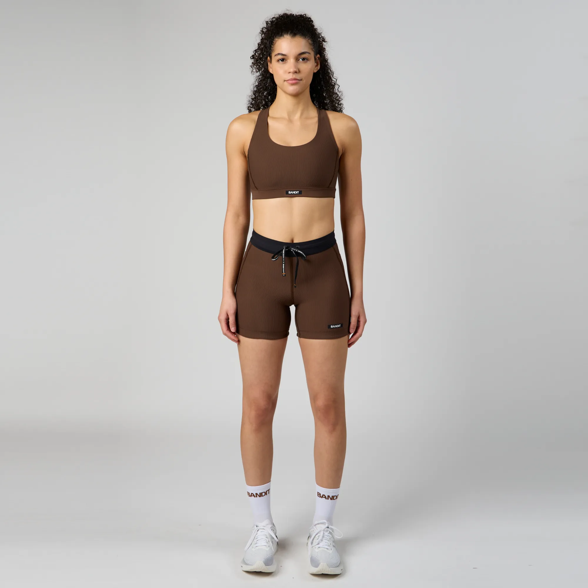 Cadence™ Scoop Neck Run Bra - Umber