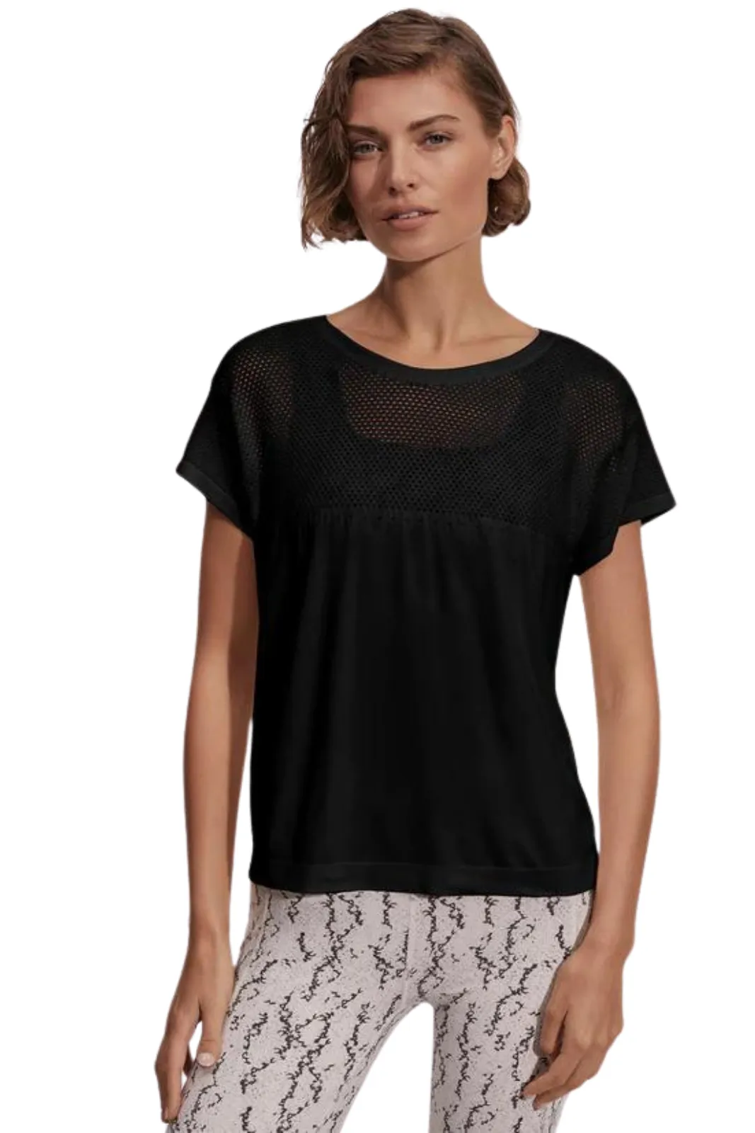 Calloway Boxy Tee, Black