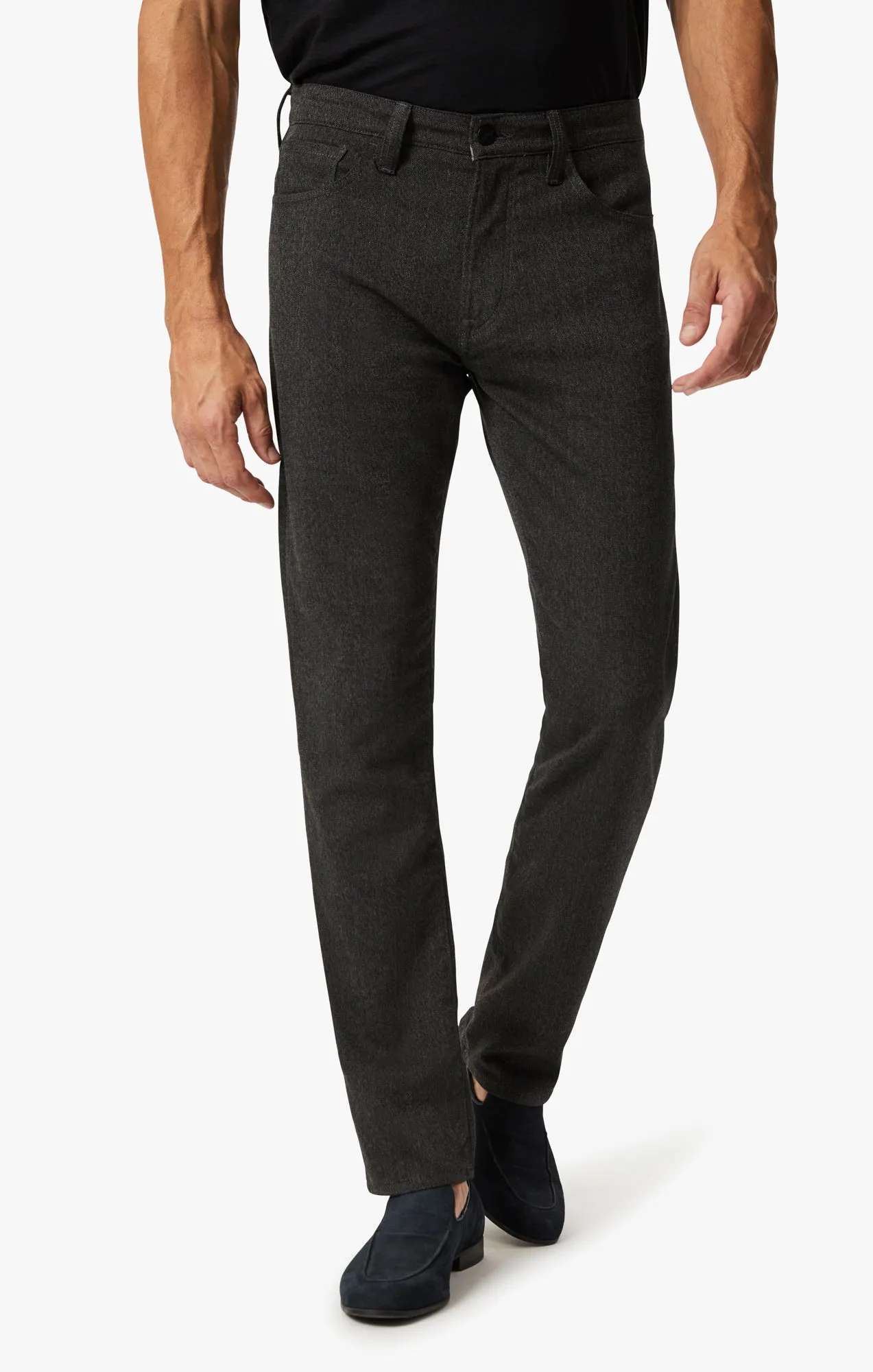 Charisma Relaxed Straight Pants In Smoke Elite