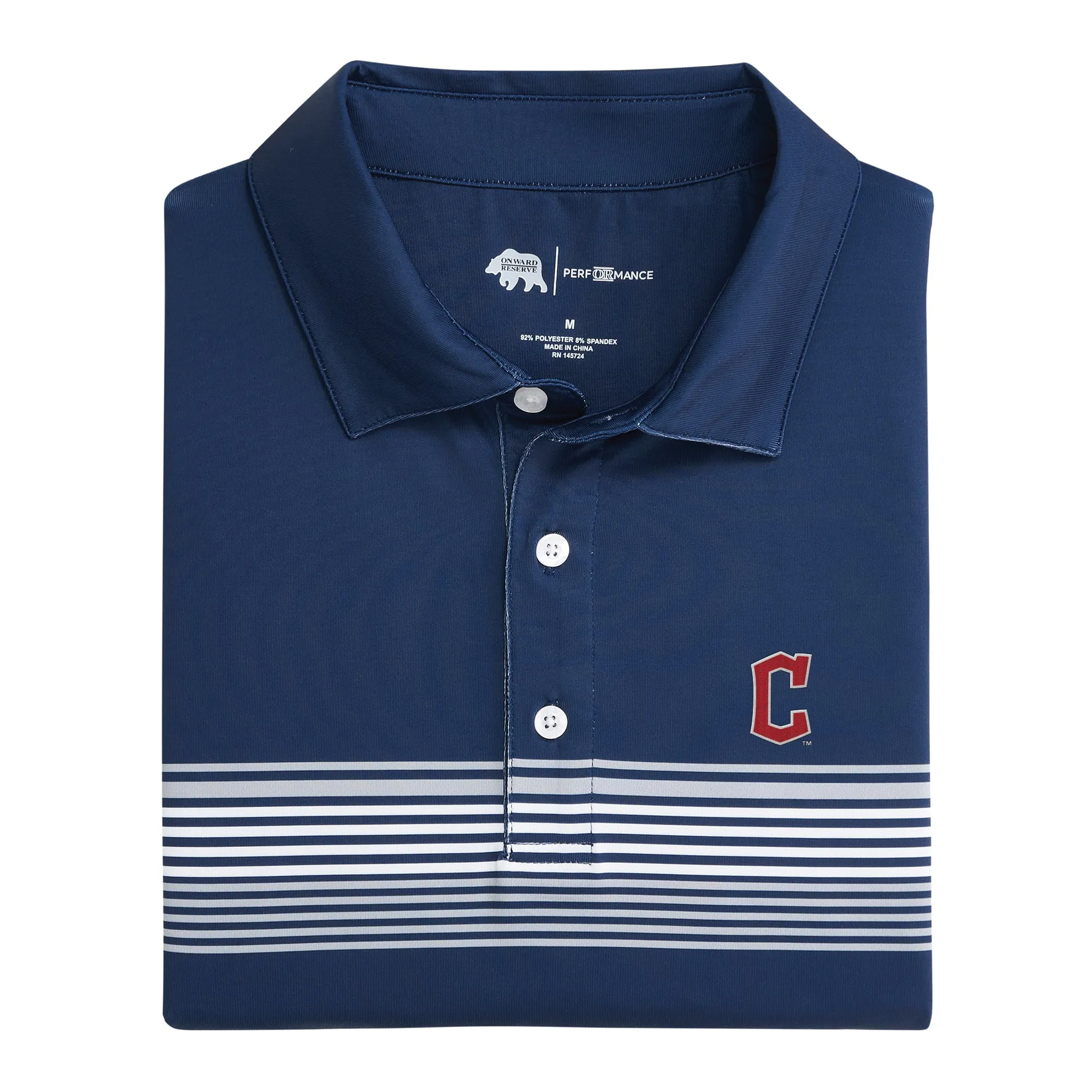 Cleveland Guardians Prestwick Printed Performance Polo