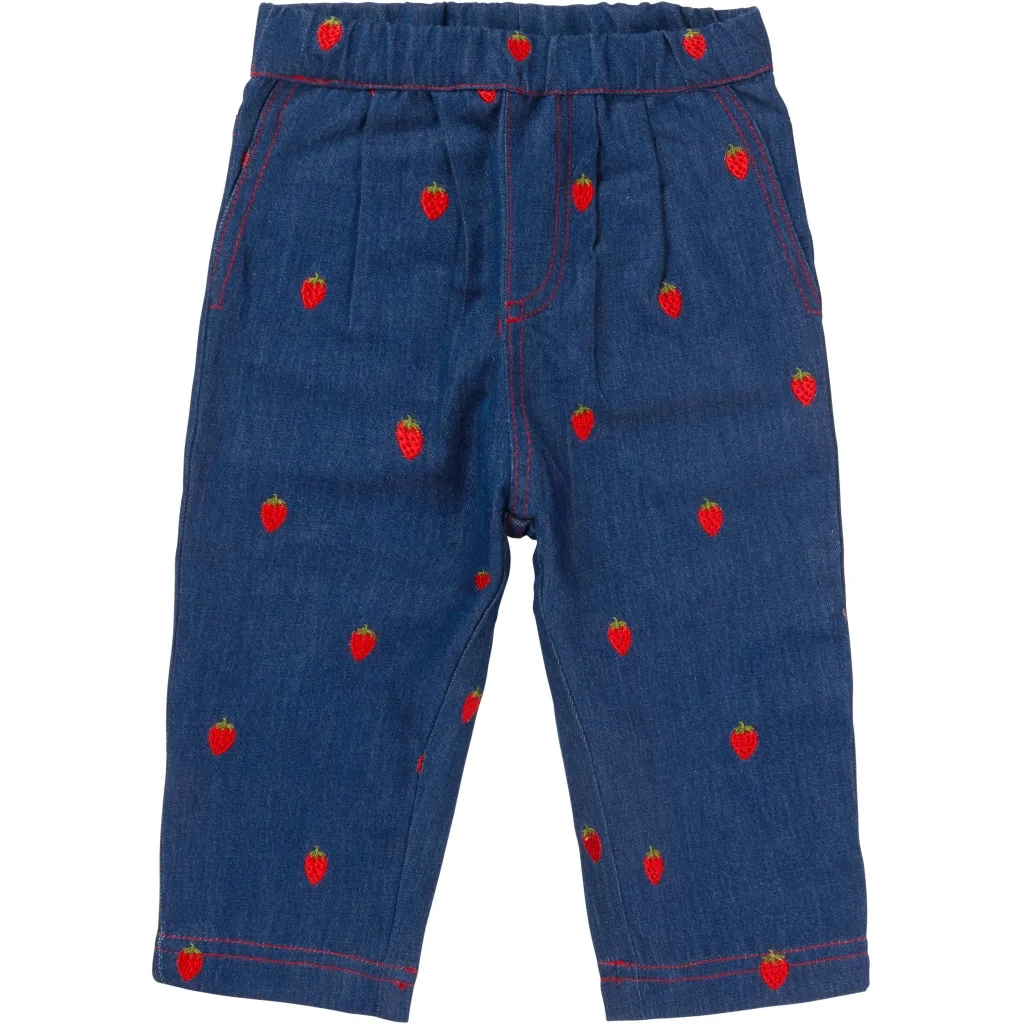 Colette Pants  Berry Denim