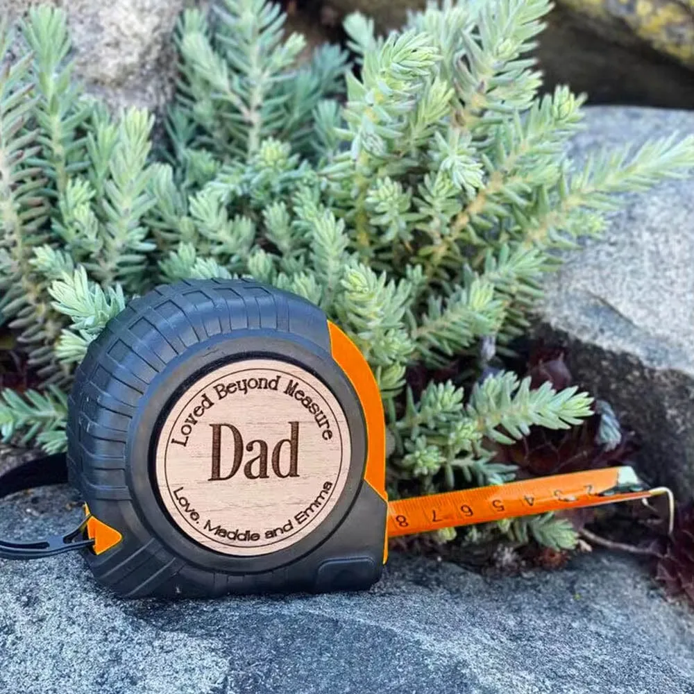 Custom Name Tape Measure Father's Day Gift Personalized Gifts for Dad Husband Grandpa Loved Beyond Measure