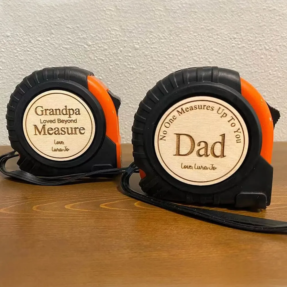 Custom Name Tape Measure Father's Day Gift Personalized Gifts for Dad Husband Grandpa Loved Beyond Measure