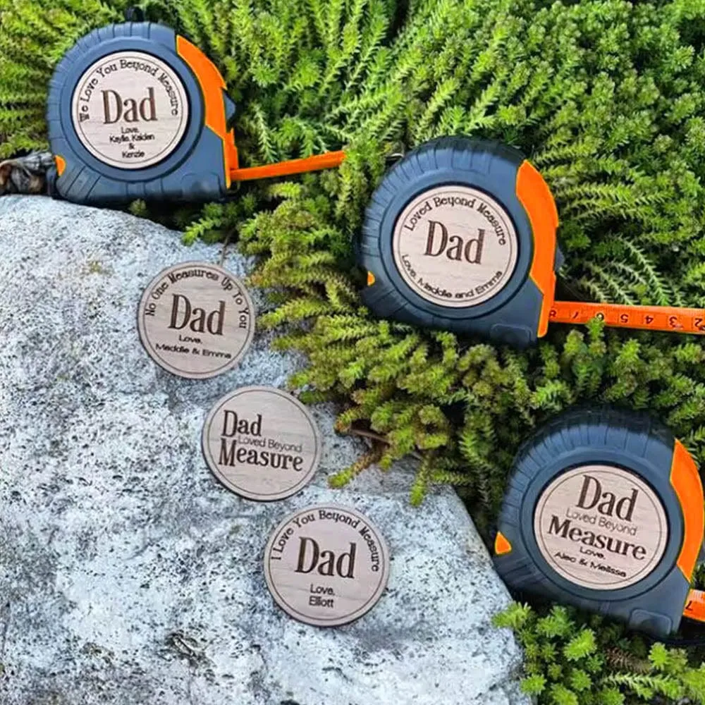 Custom Name Tape Measure Father's Day Gift Personalized Gifts for Dad Husband Grandpa Loved Beyond Measure