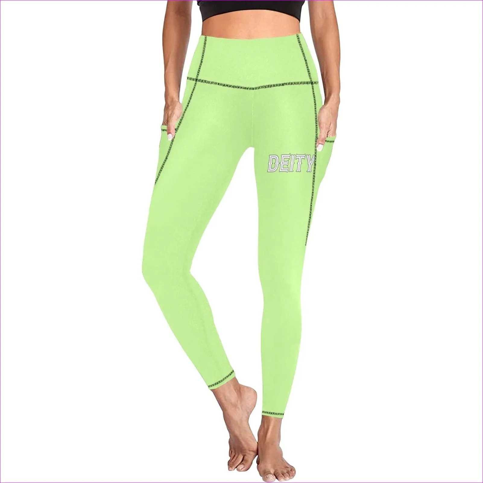 Deity High Waist Leggings w/ Pockets - 10 Colors