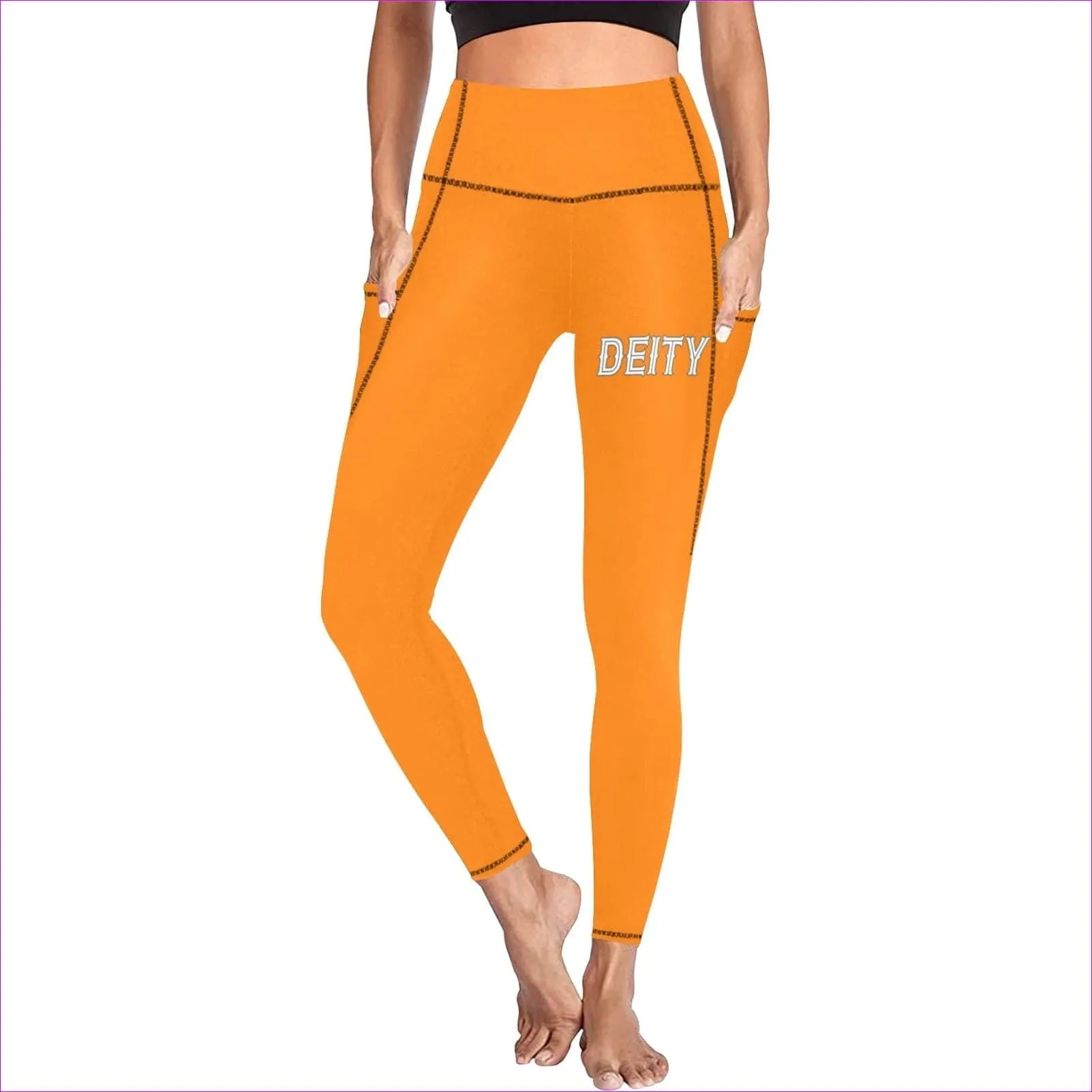 Deity High Waist Leggings w/ Pockets - 10 Colors