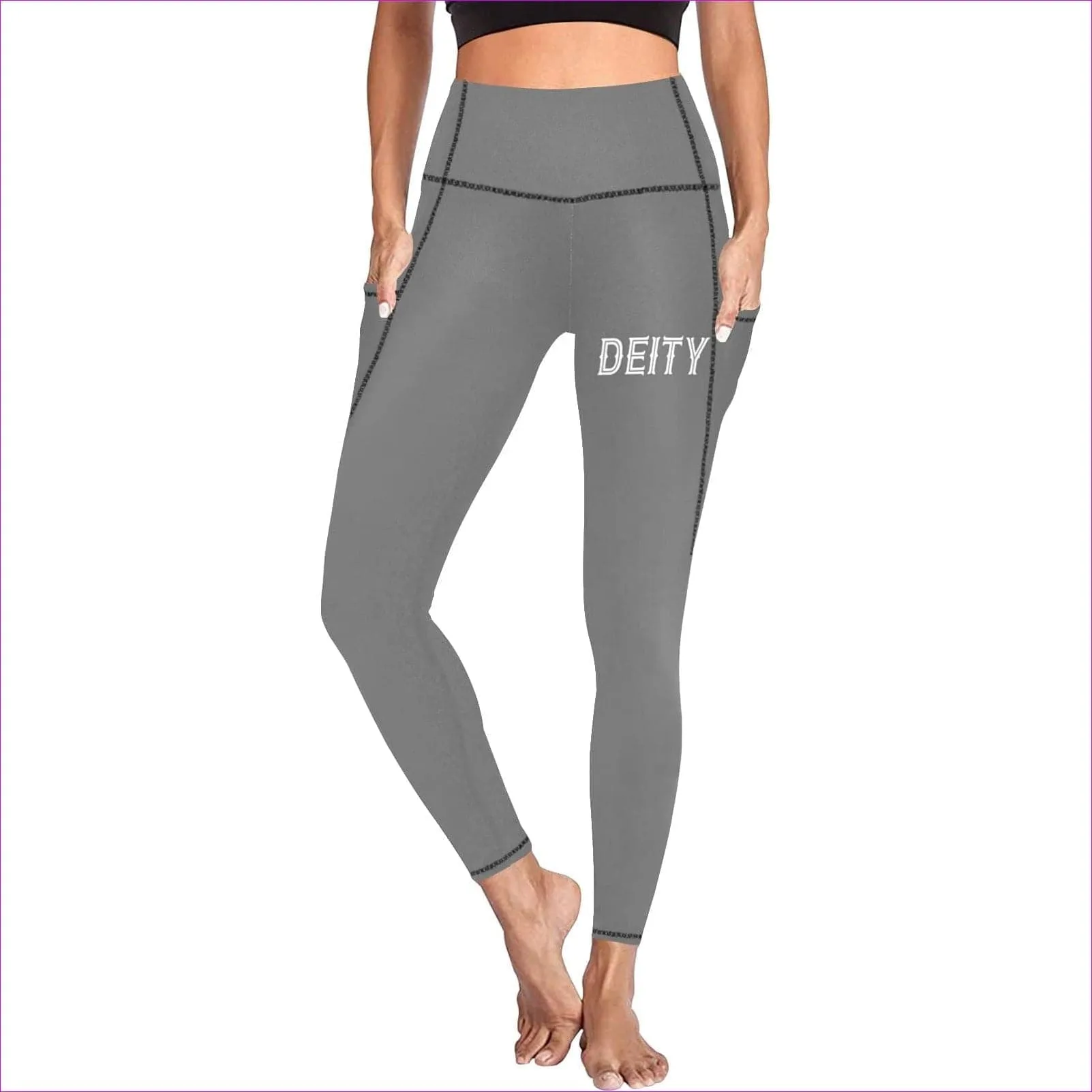 Deity High Waist Leggings w/ Pockets - 10 Colors