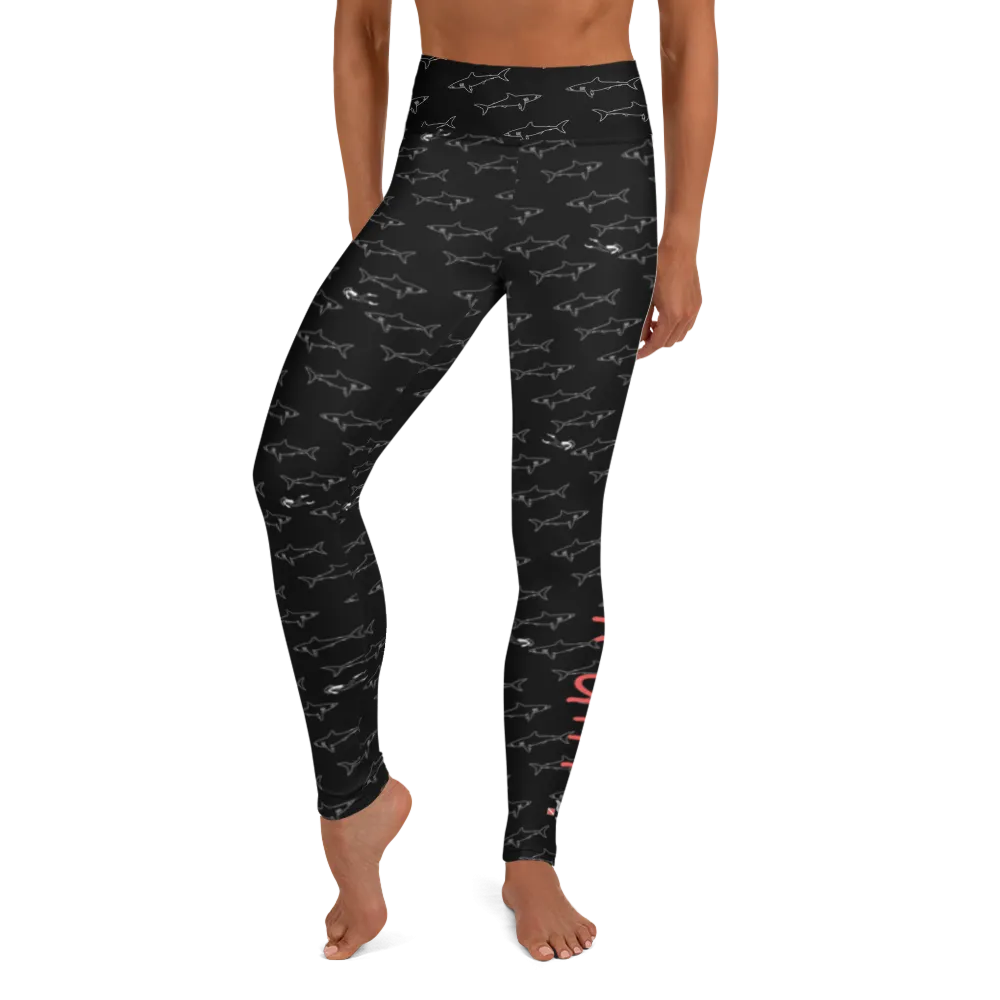 Dive Like a Girl Leggings - High Waist