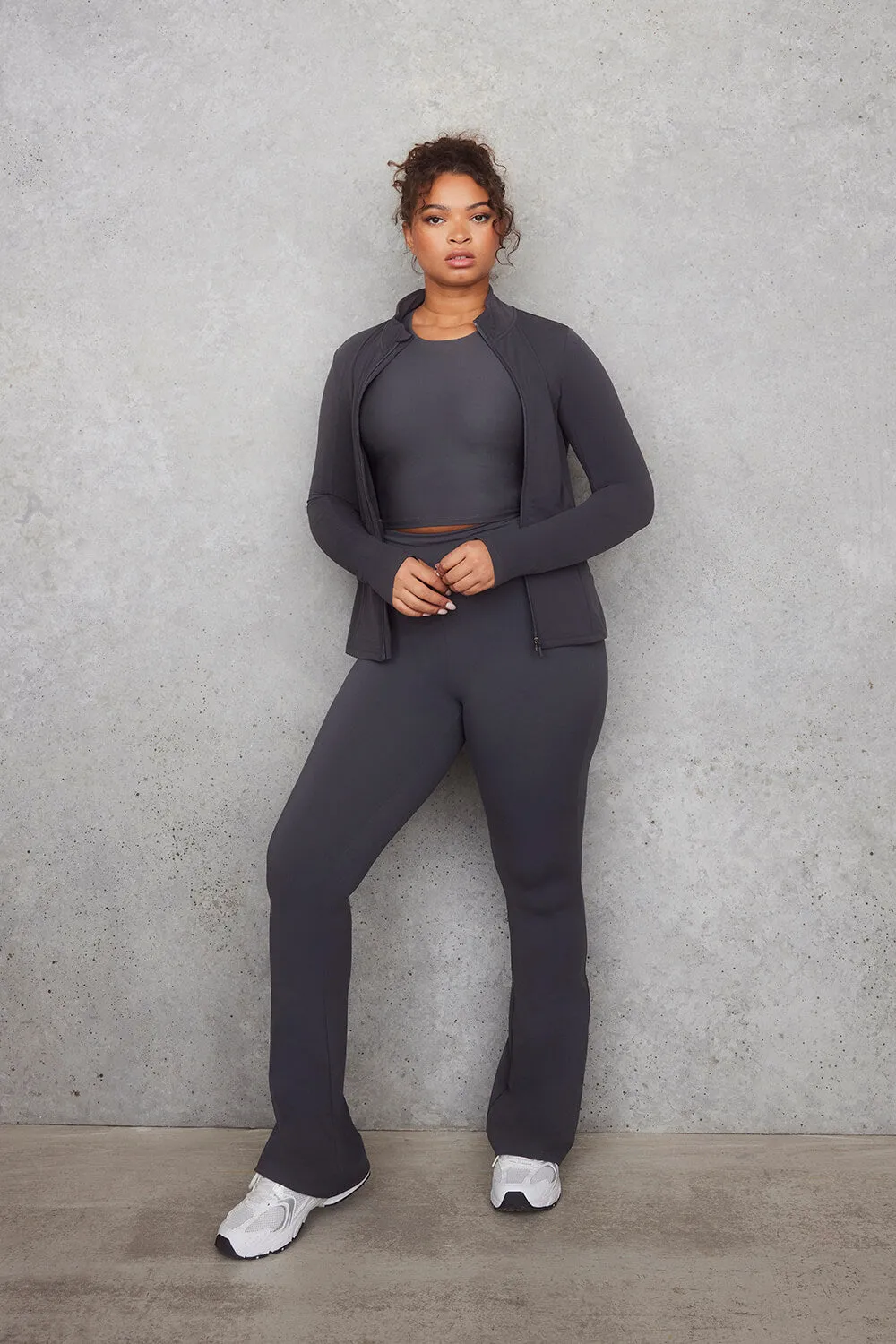 Empower Flare Leggings - Graphite