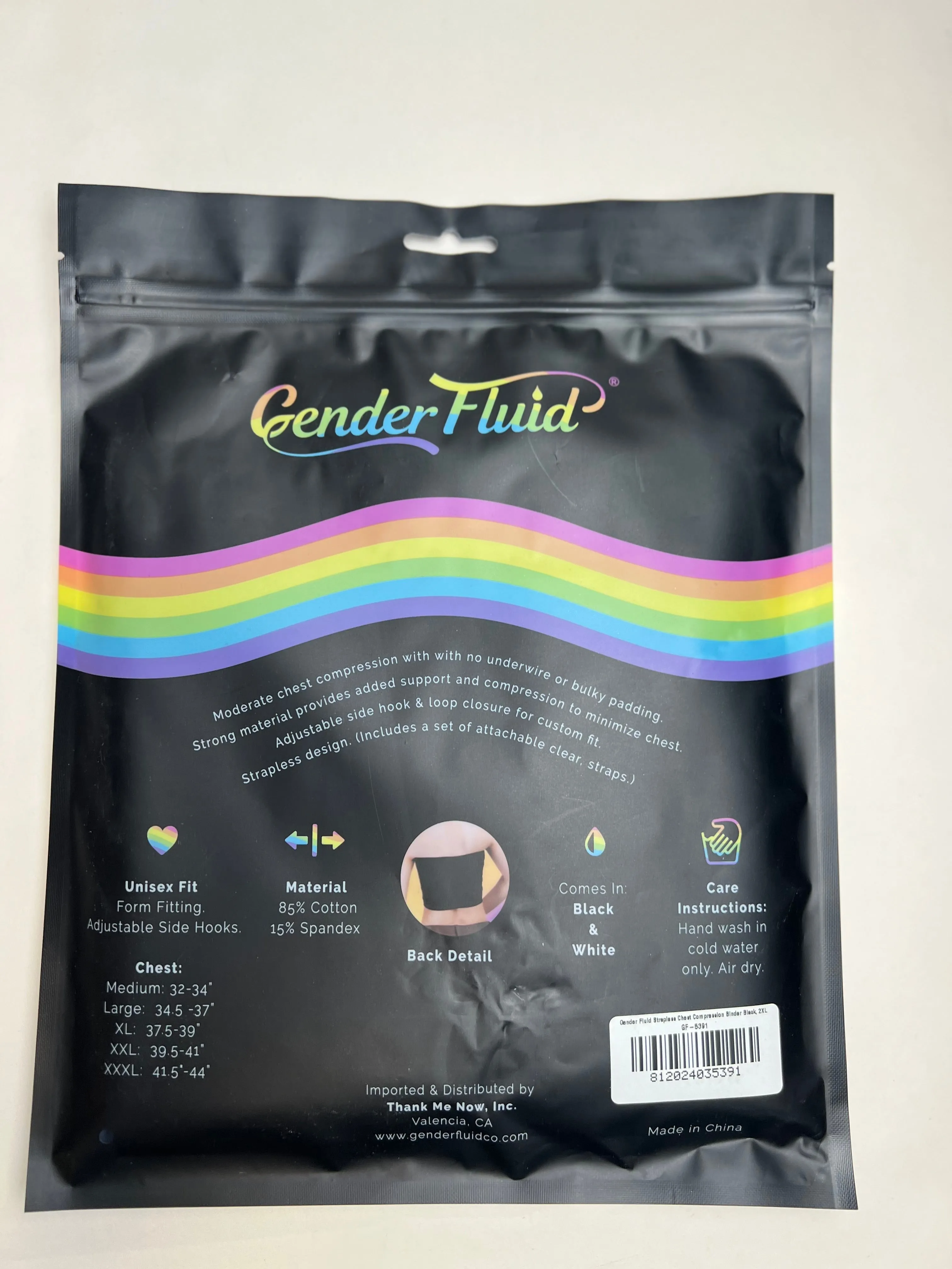 Gender Fluid Strapless Compression Binder