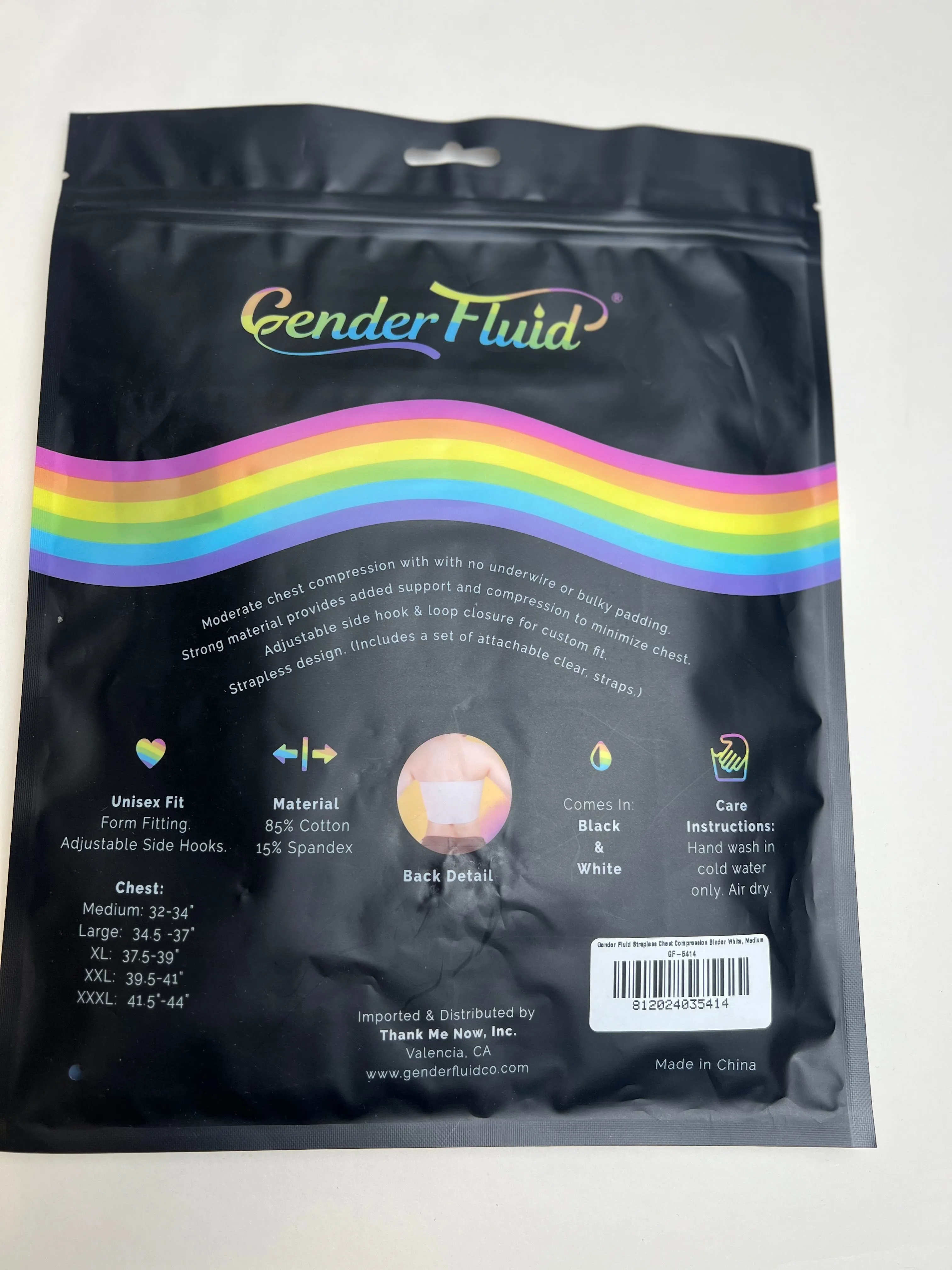 Gender Fluid Strapless Compression Binder