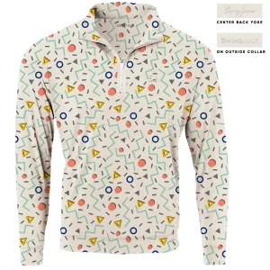 Golf Fresh Prints Men's Quarter Zip