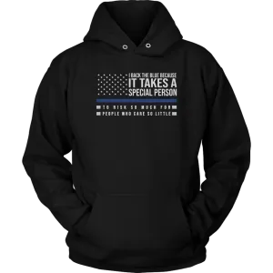 I Back The Blue Unisex Hoodie