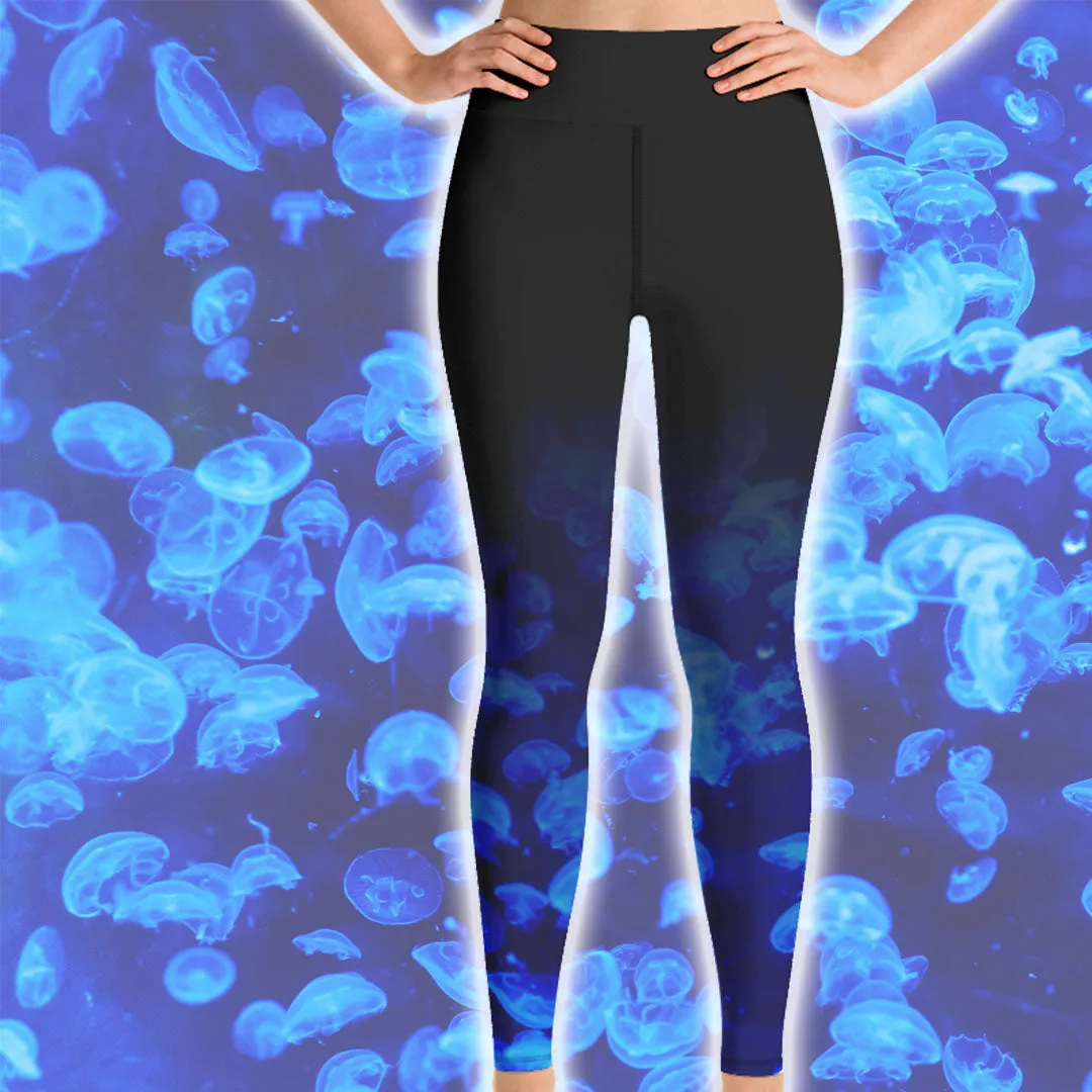 Jellyfish Bloom Leggings - High Waist