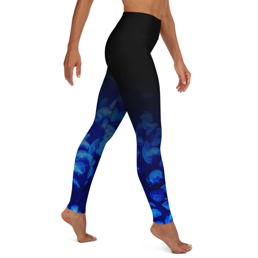 Jellyfish Bloom Leggings - High Waist