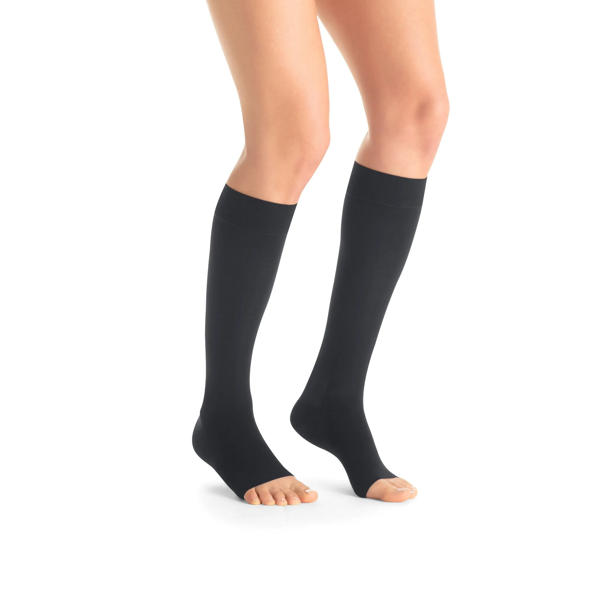 Jobst Opaque Open Toe Maternity Knee Highs - 15-20 mmHg