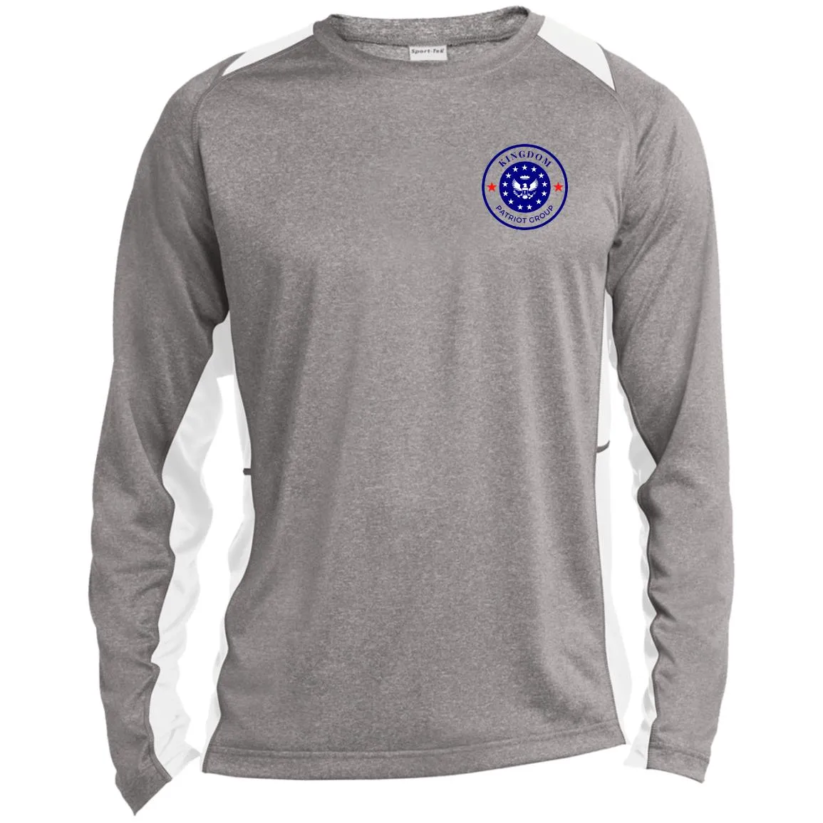 KPG Long Sleeve Heather Colorblock Performance Tee