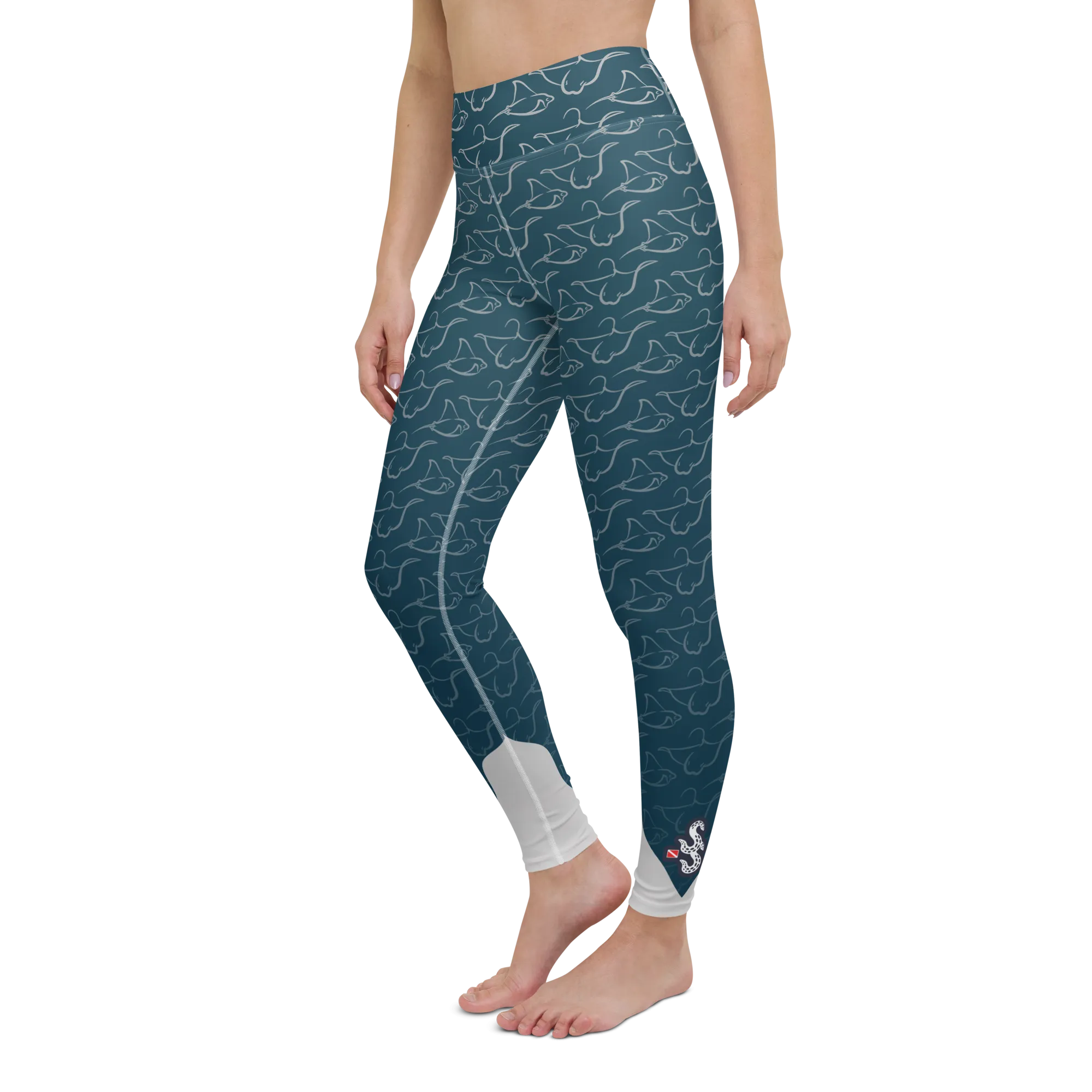 Magnificent Mantas Leggings - High Waist