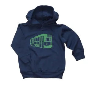 MBTA Green Line Trolley Hoodie NAVY BLUE (TODDLER/YOUTH)