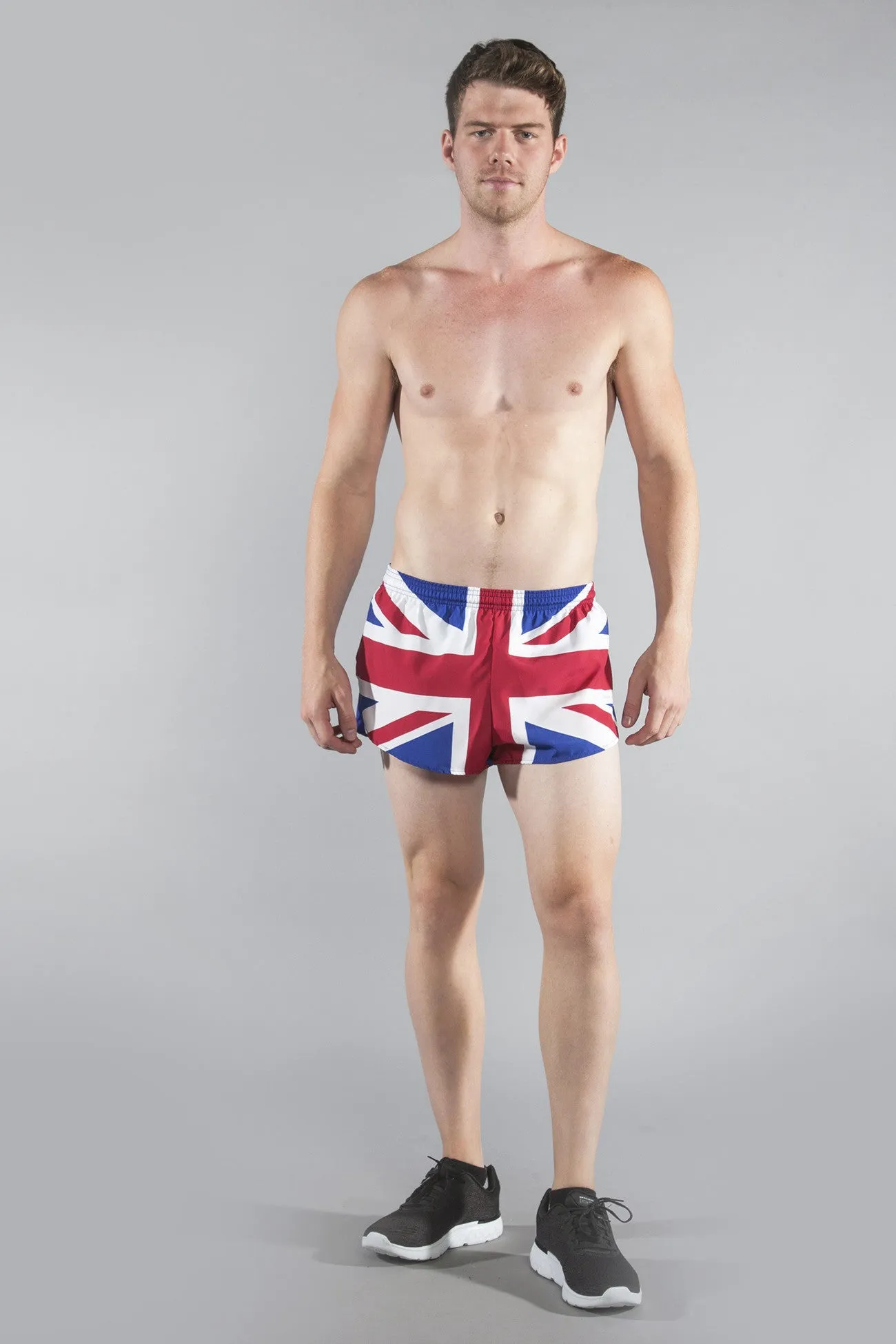 Men's 1" Elite Split Shorts- Great Britain