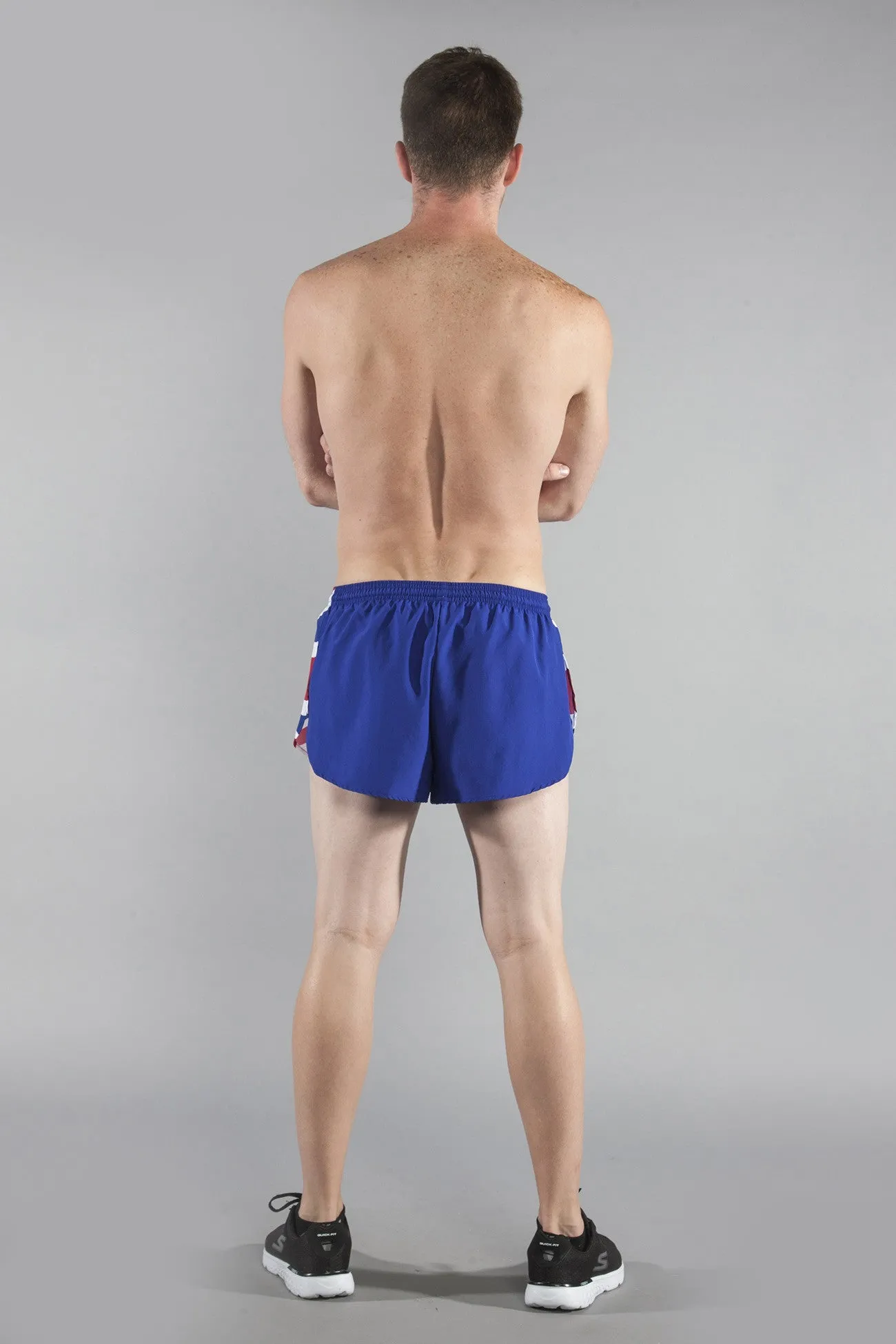 Men's 1" Elite Split Shorts- Great Britain