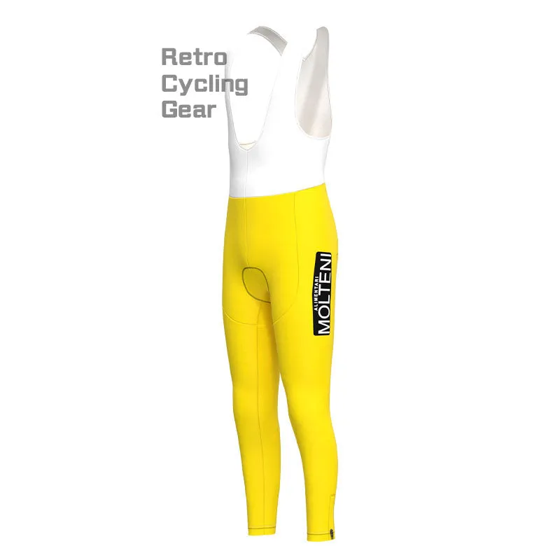 Molteni Yellow Retro Cycling Pants