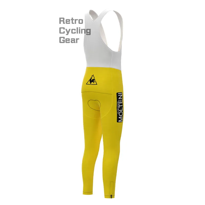 Molteni Yellow Retro Cycling Pants