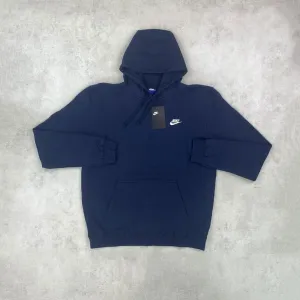 Nike Fleece Hoodie Navy Blue