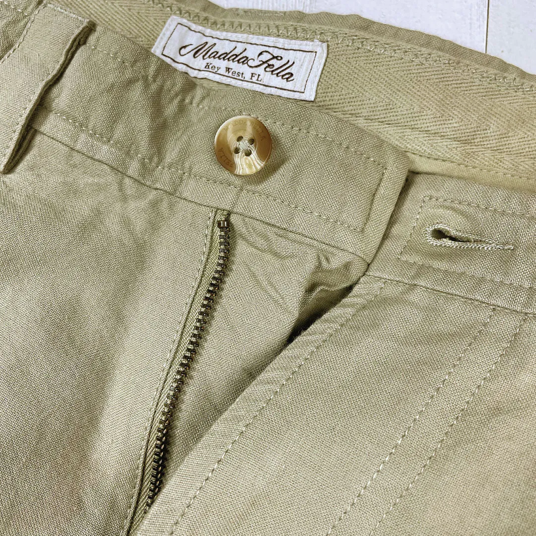 Oxford Cross Dye Roll Up Pant