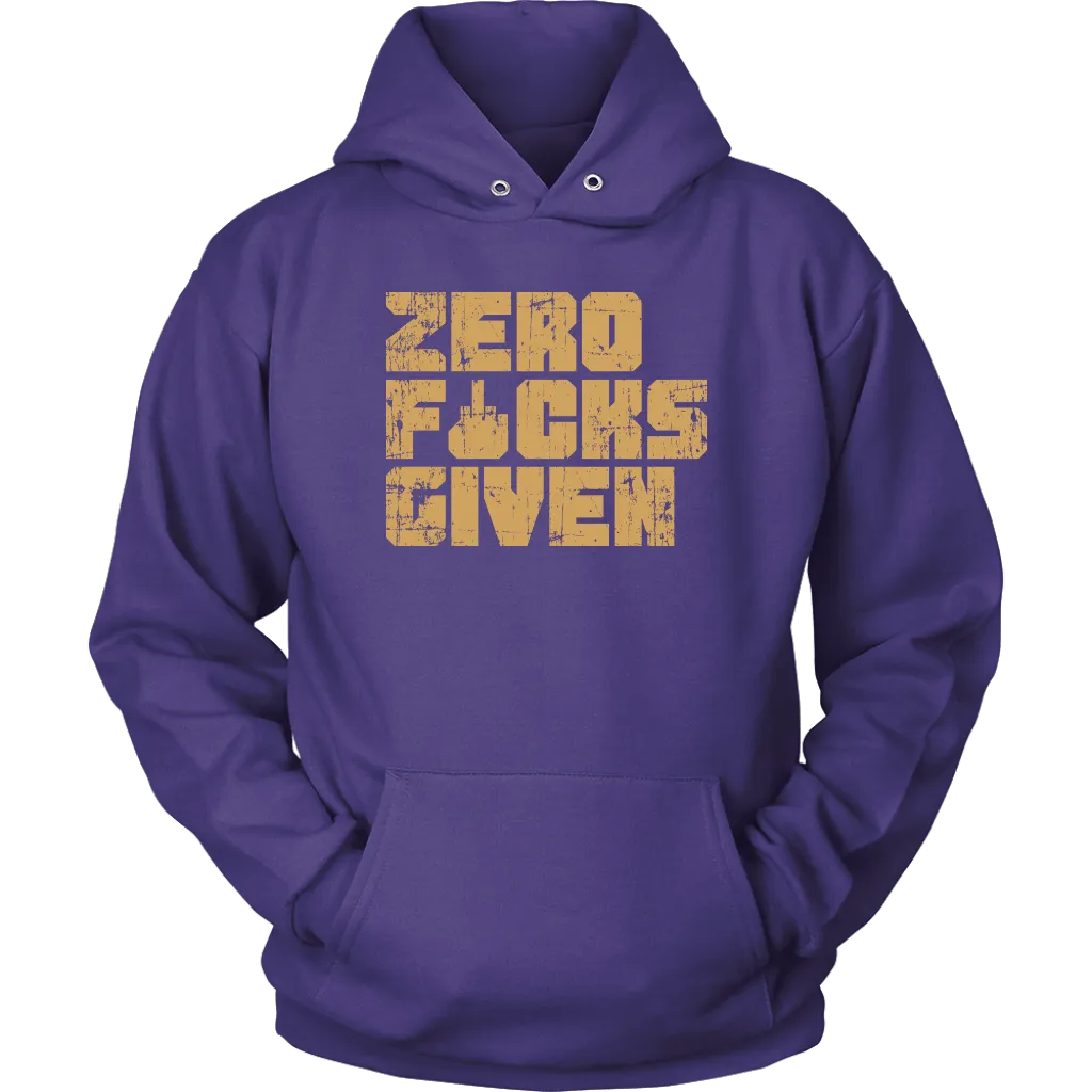 "Zero F&#$ Given" Unisex Hoodie