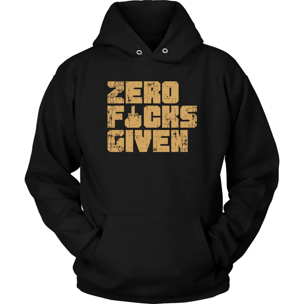 "Zero F&#$ Given" Unisex Hoodie