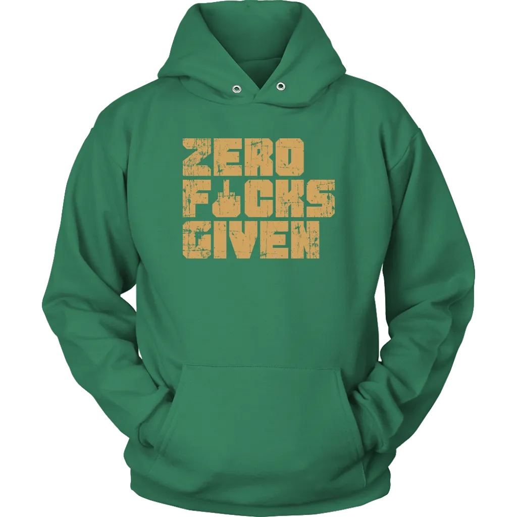 "Zero F&#$ Given" Unisex Hoodie