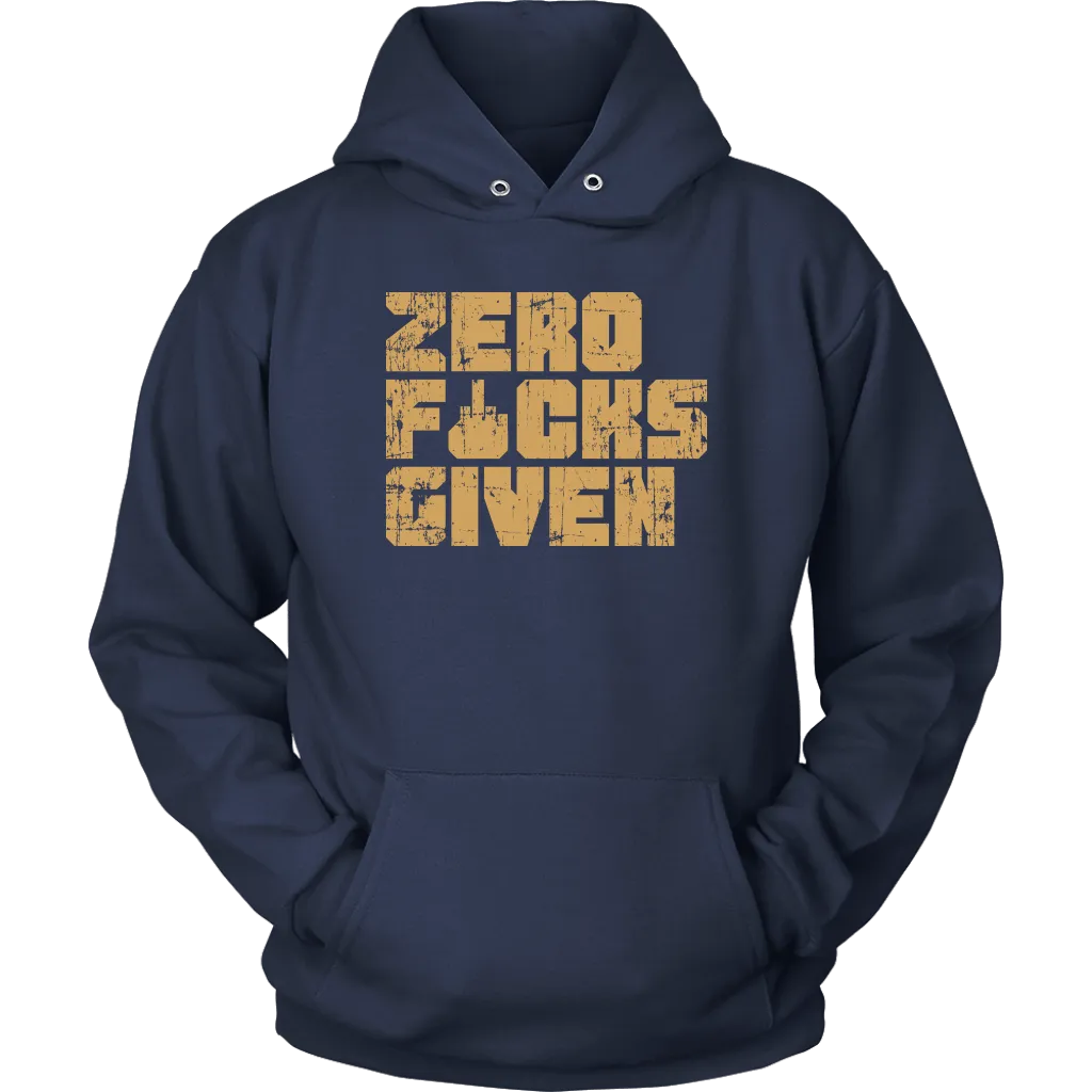 "Zero F&#$ Given" Unisex Hoodie