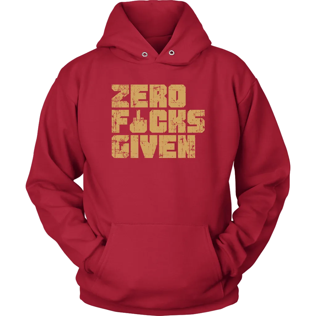 "Zero F&#$ Given" Unisex Hoodie