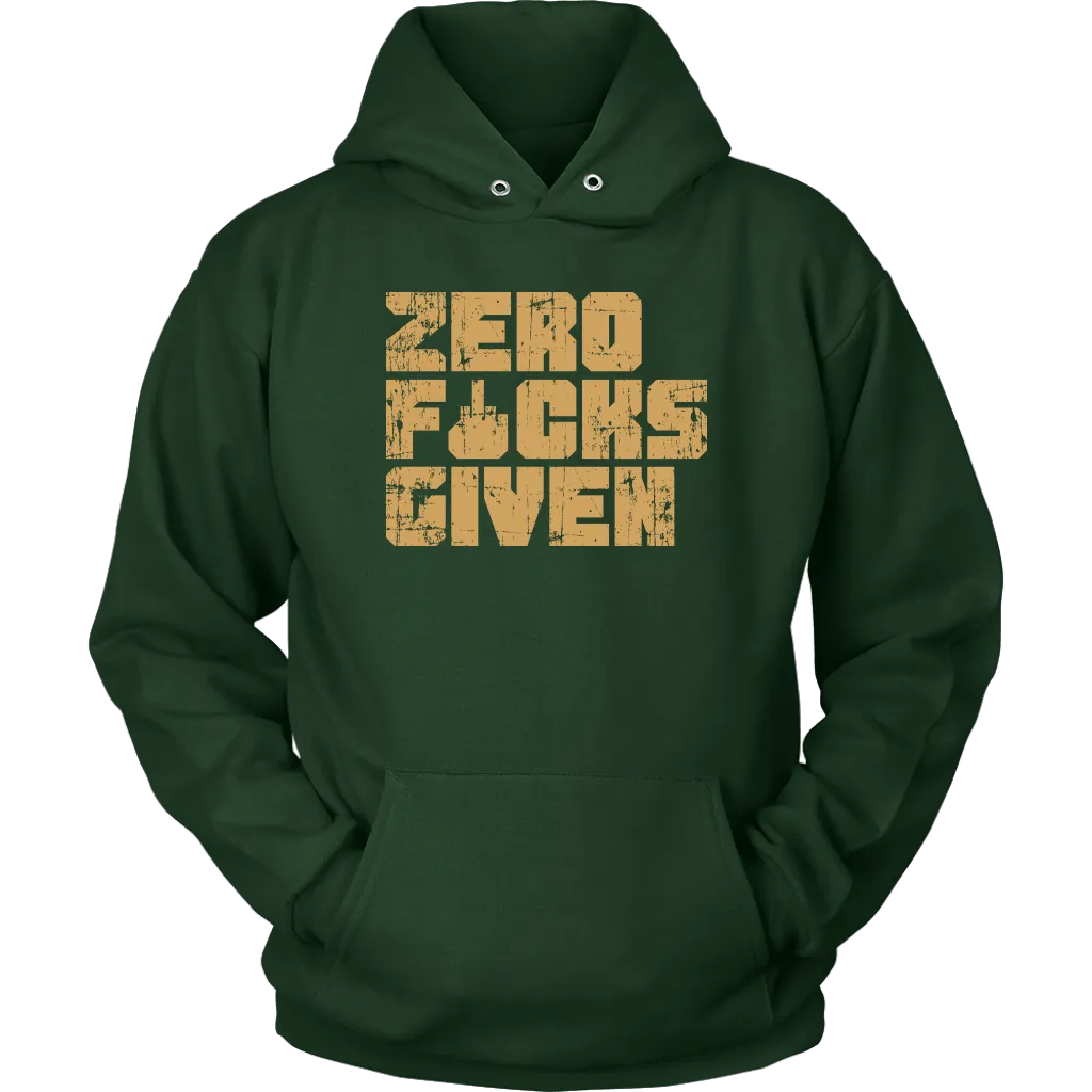 "Zero F&#$ Given" Unisex Hoodie