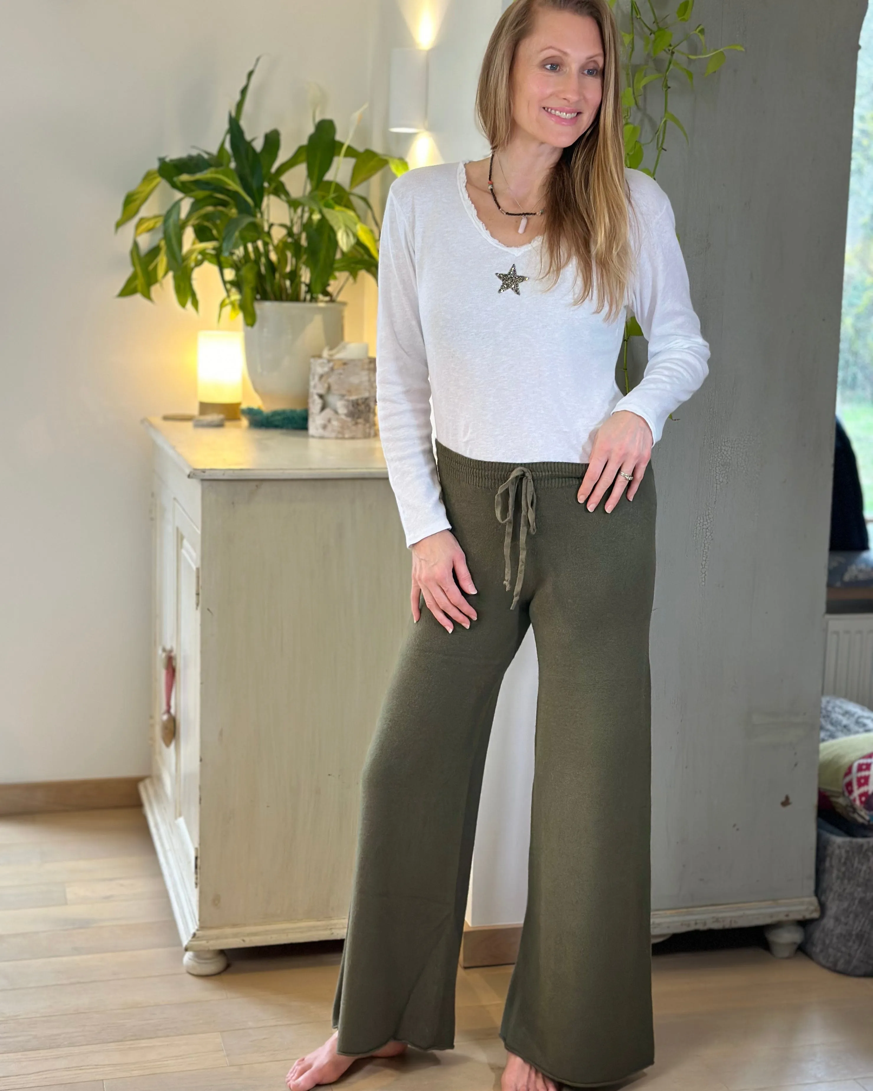 Relaxed Pants - Khaki