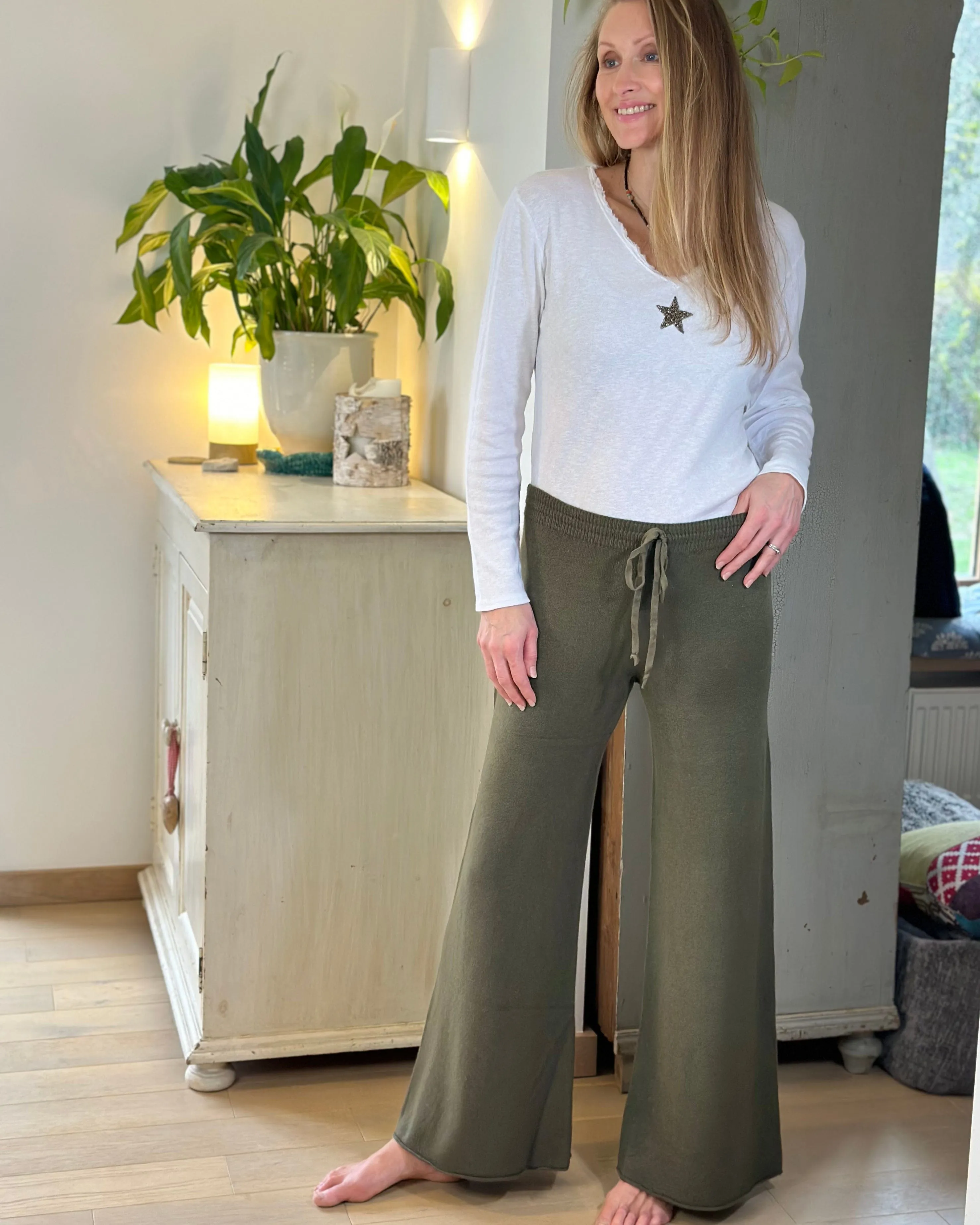 Relaxed Pants - Khaki