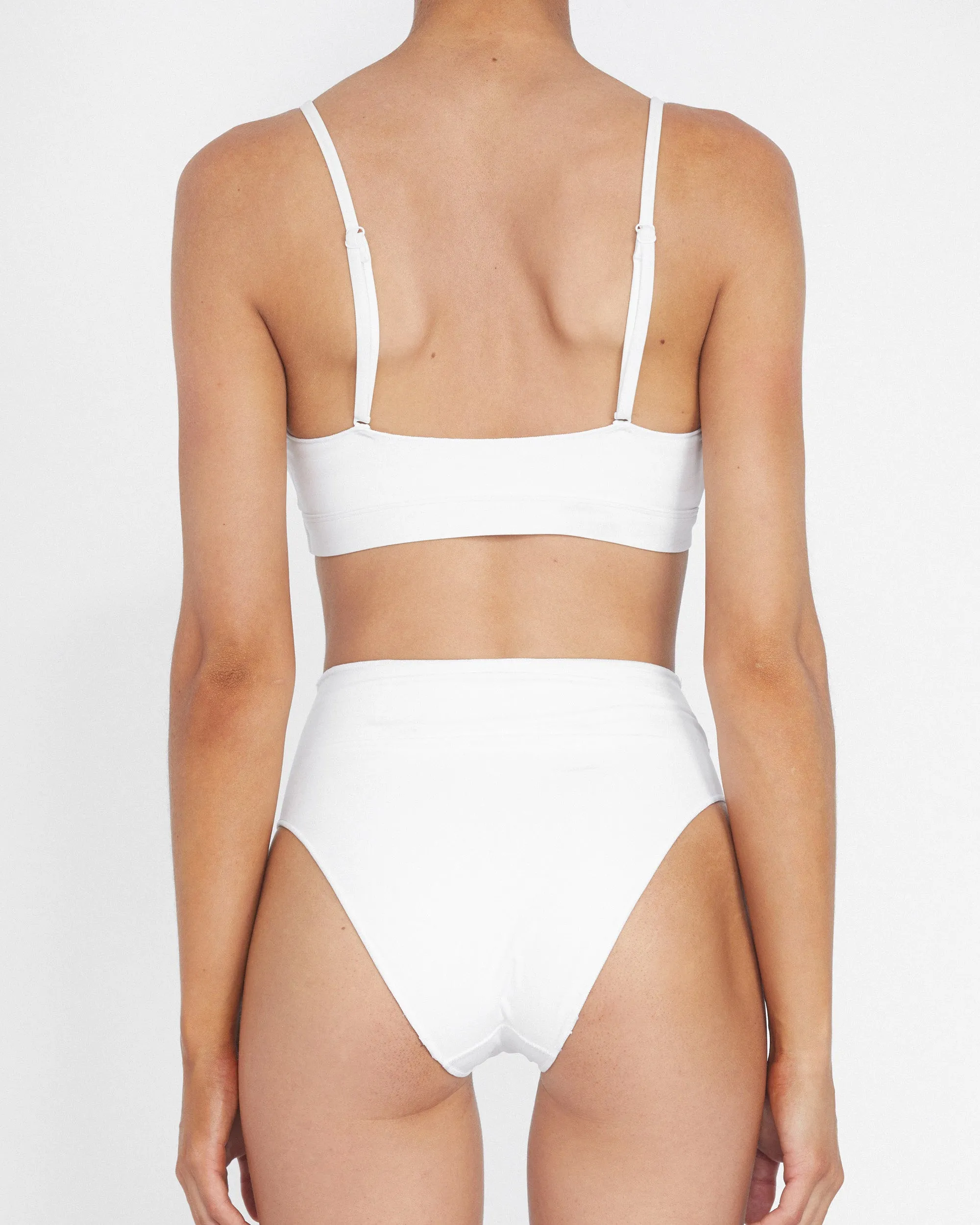 The Contour Bralette - White