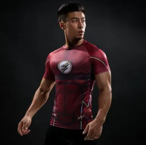 The Flash 'Classic' Compression Short Sleeve Rash Guard