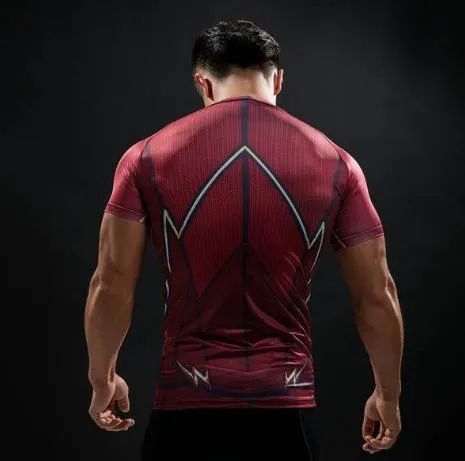 The Flash 'Classic' Compression Short Sleeve Rash Guard