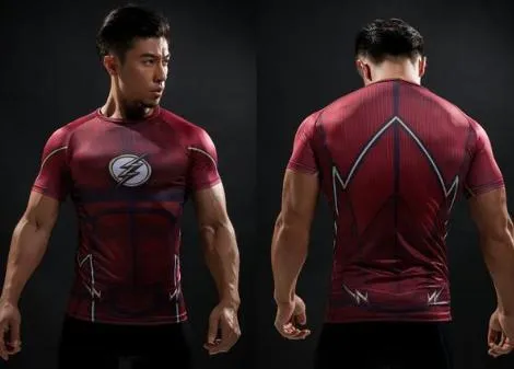 The Flash 'Classic' Compression Short Sleeve Rash Guard