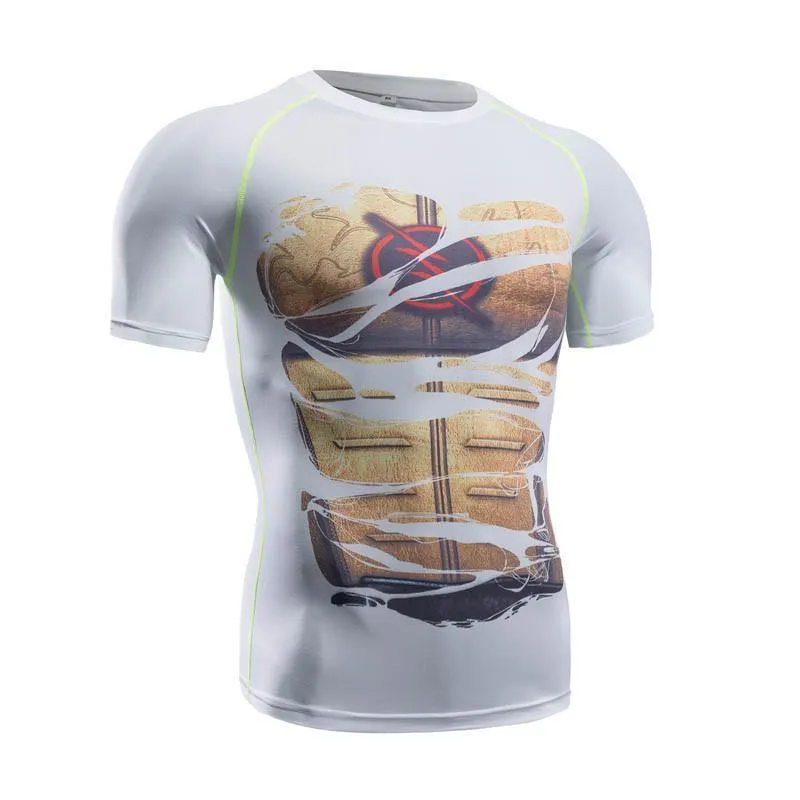 The Flash Reverse "Hero Revealed" Compression Short Sleeve Rash Guard