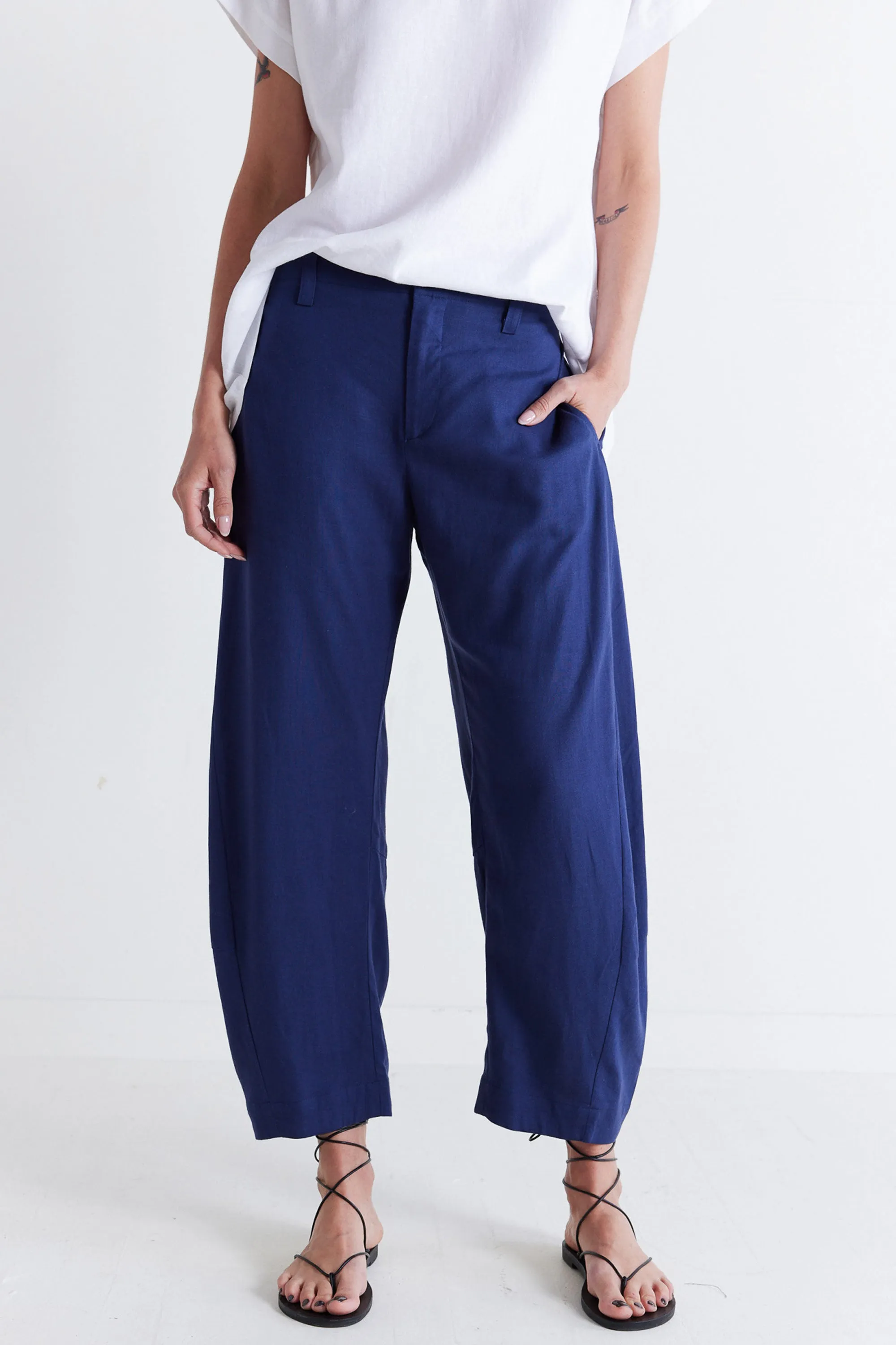 The Uptown Loose Linen Pants