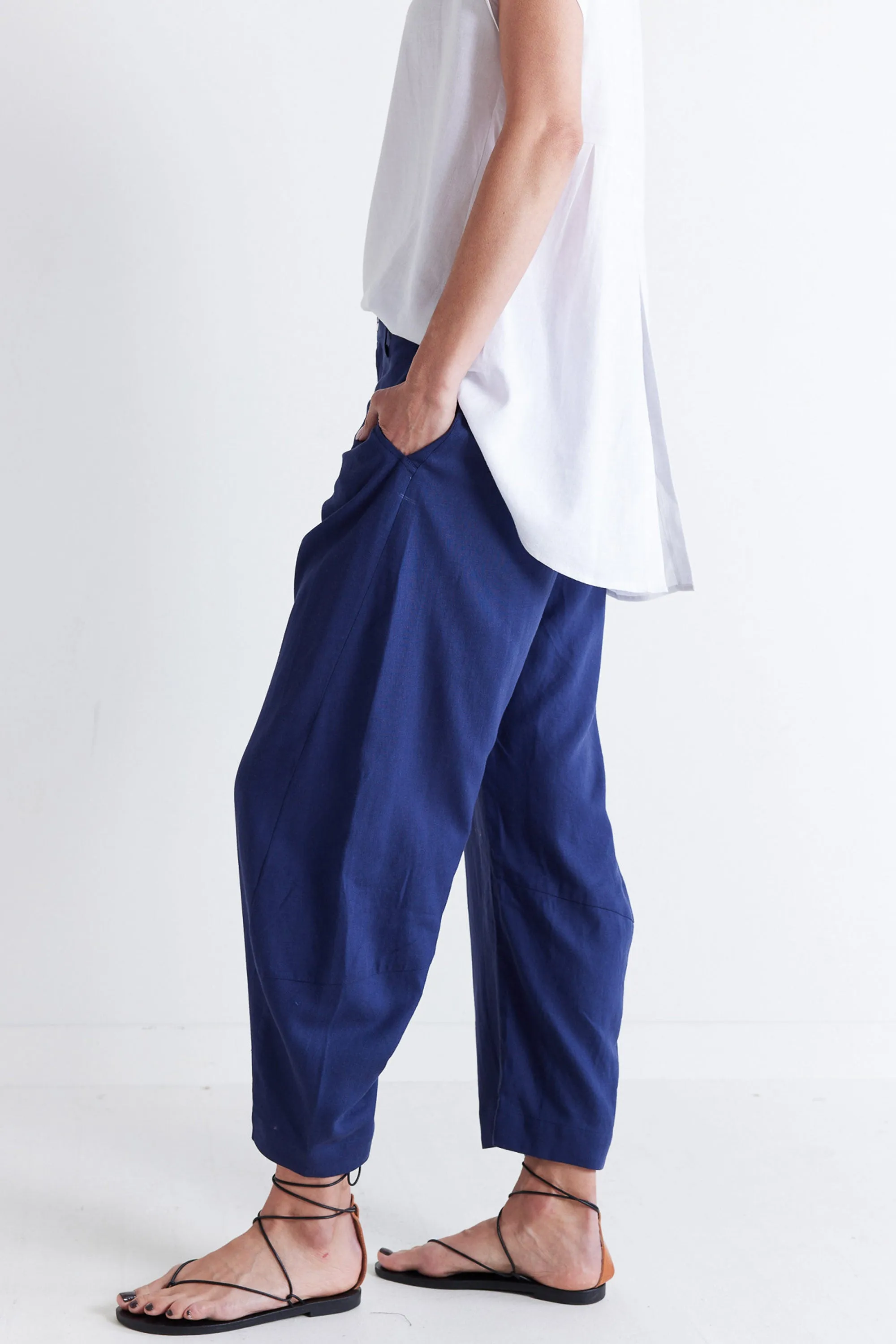 The Uptown Loose Linen Pants