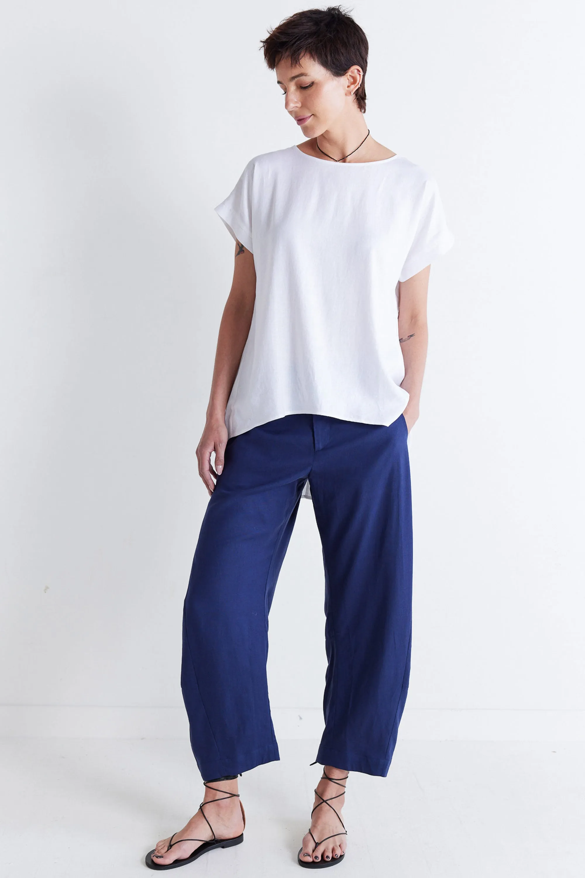 The Uptown Loose Linen Pants