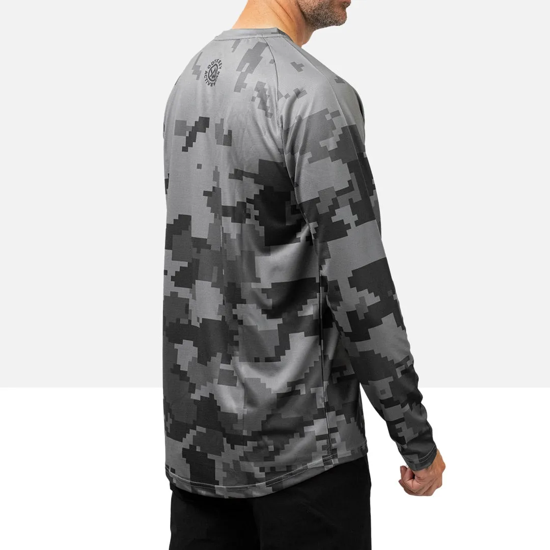 Urban Digital Camo Long Sleeve MTB Jersey