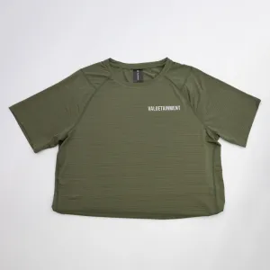 Valuetainment Army Green Performance Short Sleeve Shirt